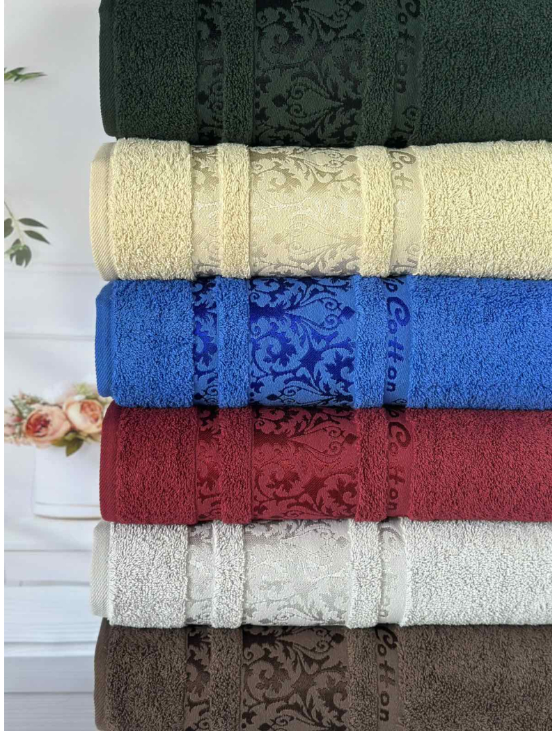 Vip cotton Hayal махрові рушники 70х140см., 6 шт/уп. CestepeТуреччина.