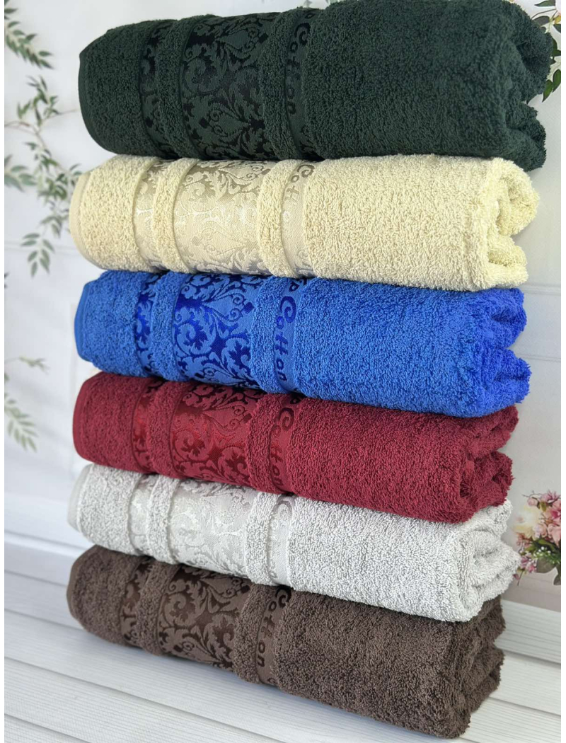 Vip cotton Hayal махрові рушники 70х140см., 6 шт/уп. CestepeТуреччина.