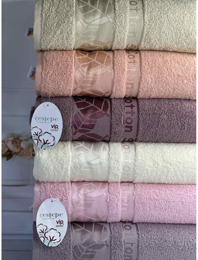 Vip cotton Modalsoft махрові рушники 50х90см., 6 шт/уп. CestepeТуреччина.