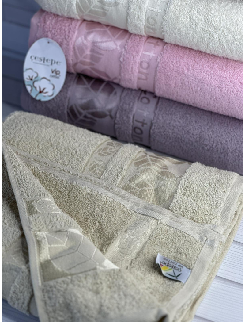 Vip cotton Modalsoft махрові рушники 50х90см., 6 шт/уп. CestepeТуреччина.