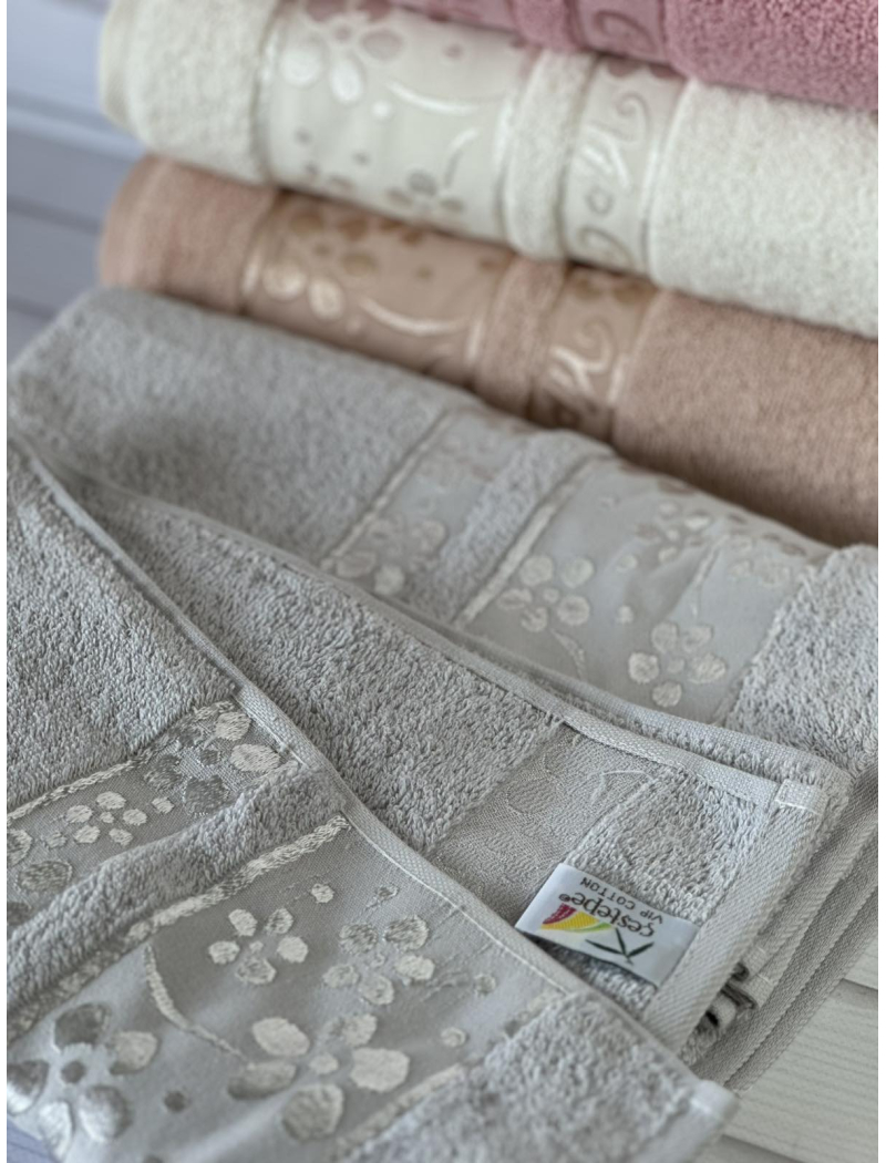 Vip cotton Orkide махрові рушники 50х90см., 6 шт/уп. CestepeТуреччина.