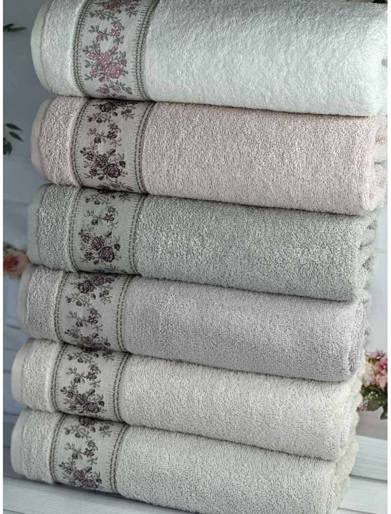 Vip cotton Ronesans махрові рушники 50х90см., 6 шт/уп. CestepeТуреччина.