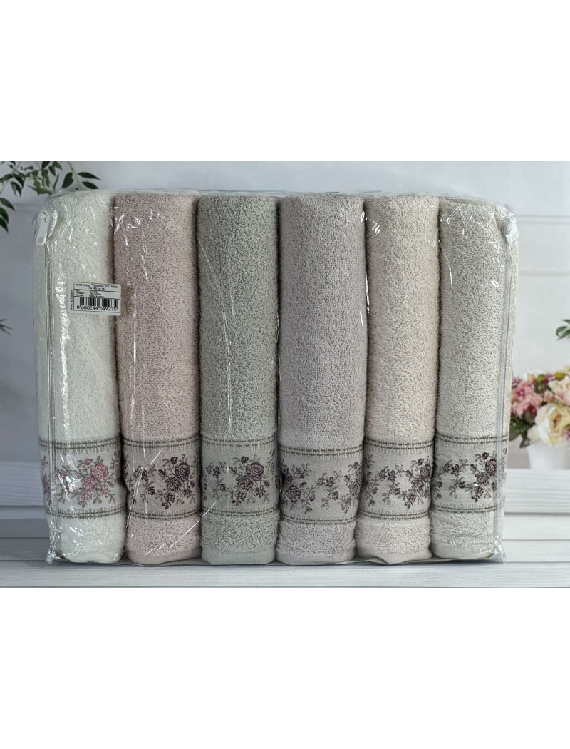 Vip cotton Ronesans махрові рушники 50х90см., 6 шт/уп. CestepeТуреччина.