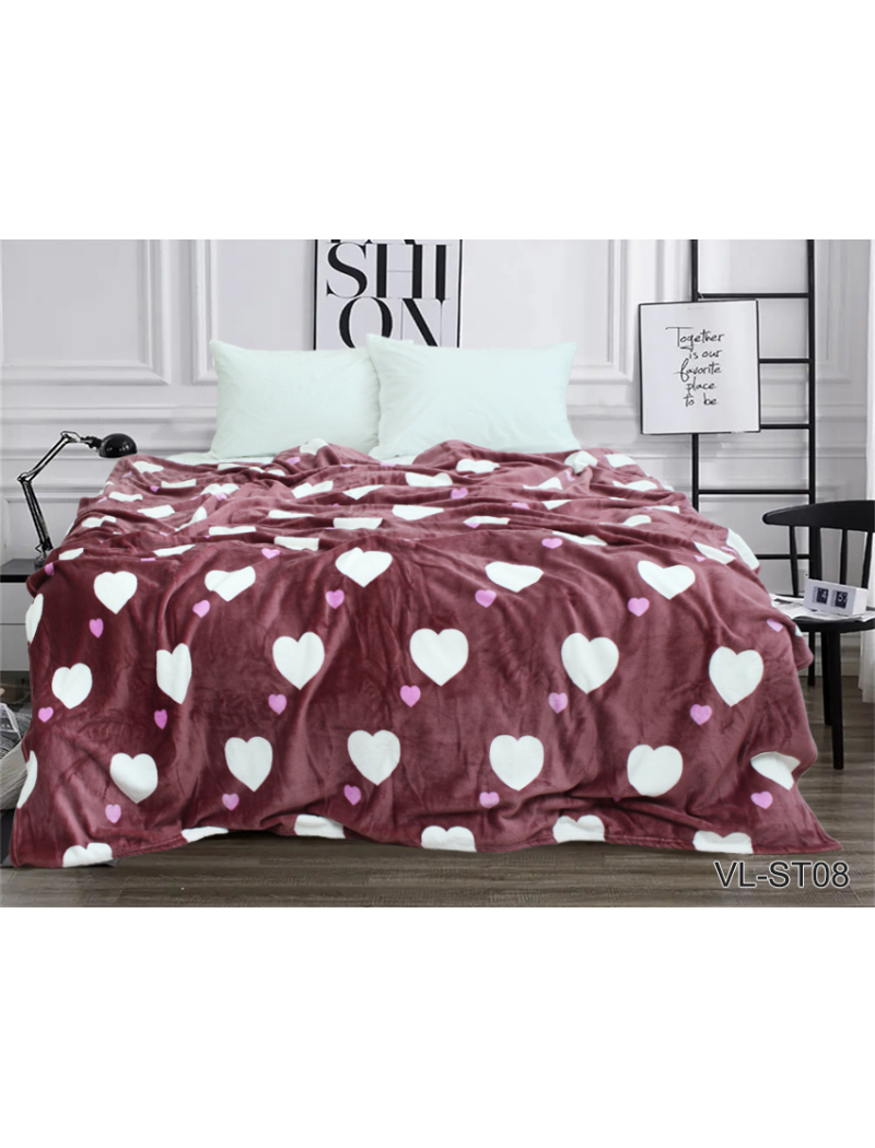 Плед велсофт (микрофибра) VL-ST08