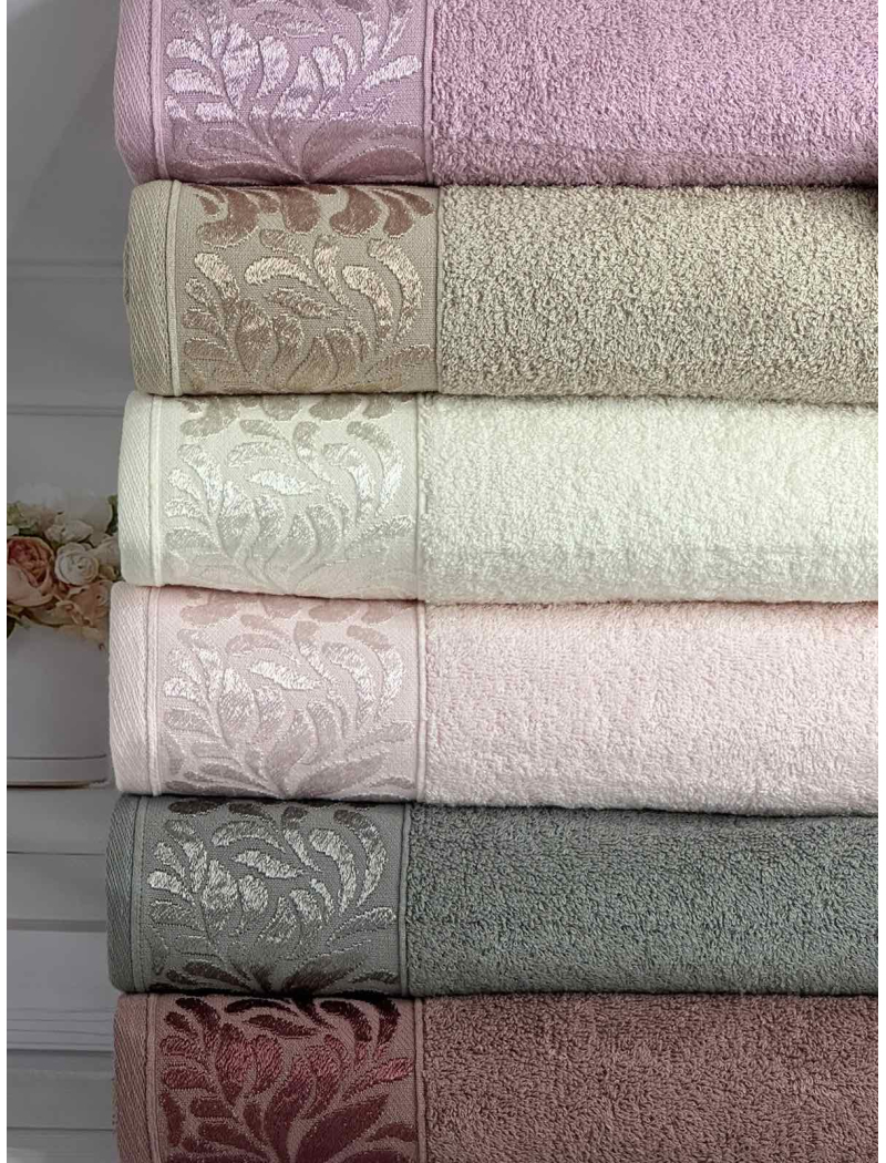 Wenzel бавовняні рушники 50х90см., 6шт/уп. Sweet dream Туреччина.