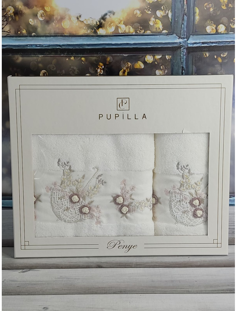 Pupilla 2в1 Elanur Zontik krem пеньє рушники.Туреччина.