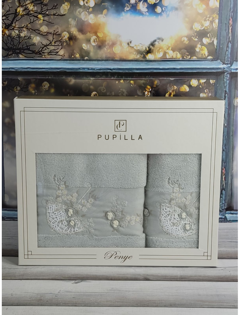 Pupilla 2в1 Elanur Zontik mint пеньє рушники.Туреччина.