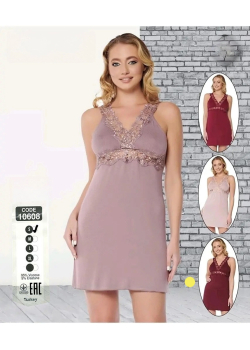 Ночная сорочка 10608 bordo