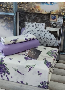 lavender фланелева постіль. Сімейний розмір. Belizza Туреччина.