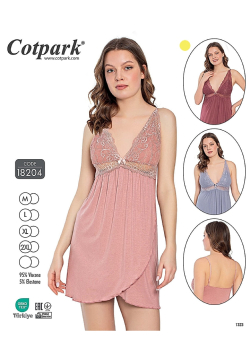 Ночная сорочка 18204 bordo