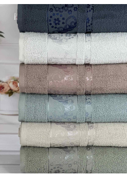 Sal Durul махрові рушники 50х90см., 6 шт/уп. Туреччина