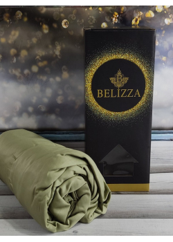 Moss 160х200см., сатинове простирадло на резинці. Belizza Туреччина.