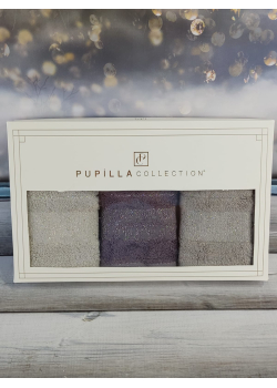 Pupilla Kristal mor 30х50см., 3в1. Бамбукові рушники.