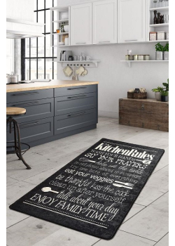 Kitchen siyah 140х190см. Килимки в дитячу кімнату. Туреччина.