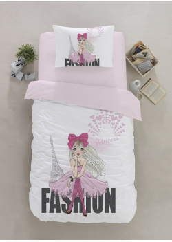Fasion дитча полуторна постільна білизна. Ранфорс. Belizza Туреччина.