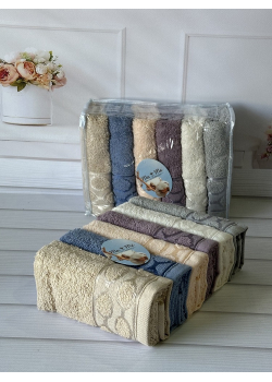 Mame oval 30х50см., 6 шт/уп. Махровые полотенца. Хлопок. Турция