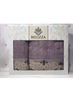 Crown lilac набор полотенец 2в1, пенье. Belizza Турция.