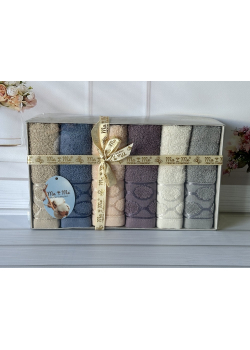 Mame oval 6в1 Махровые полотенца 30х50см. Хлопок. Турция.