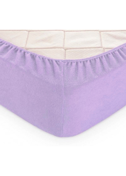 Простынь махровая на резинке (180х200х30) Lilac Breeze