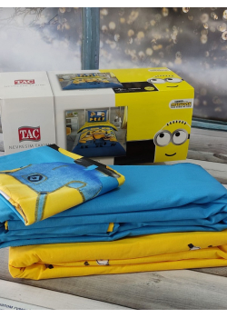 MINIONS полуторна дитяча постіль. Ранфорс. TAC Туреччина.