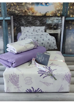 lavender two фланелева постіль. Полуторний розмір. Belizza Туреччина.