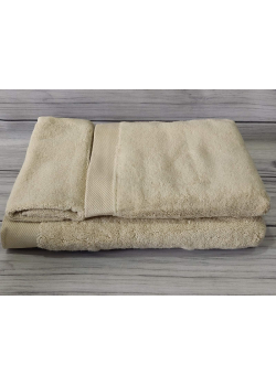 Micro bej махровые полотенца 3в1 Soft cotton Турция.