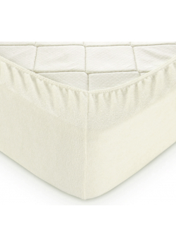 Простынь махровая на резинке (180х200х30) Marshmallow