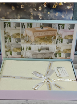 Tropik home ROYAL.Жаккардова скатертина 150-220см.Туреччина.