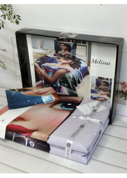 Melissa дитяча полуторна постільна білизна. Ранфорс. Romeo home Туреччина.