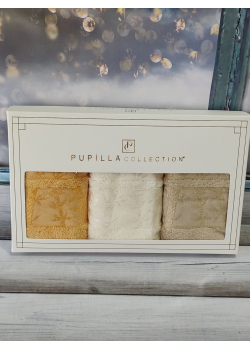Pupilla Elit koyu krem 30х50см., 3в1. Бамбукові рушники.