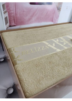 Gold bej бамбукове простирадло 200х220см. Belizza Туреччина