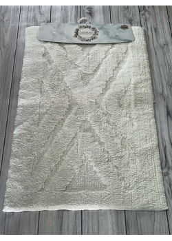 Parket krem. Килимки в ванну кімнату 2в1. Pammuks Collection Туреччина