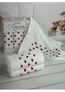 Mame Heart 3в1 кухонні рушники 30х50см.