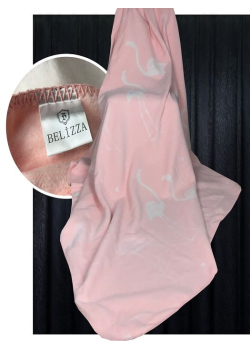 Pelikan pembe 200х220см. Плед. Туреччина Belizza