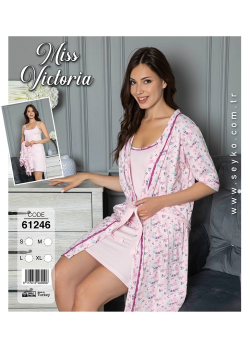 Набор халат и ночнушка 61246