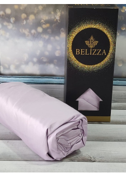 lila 180х200см., сатинове простирадло на резинці. Belizza Туреччина.