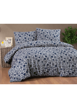 41894 фланелева постіль, євро розмір. Cotton collection Туреччина