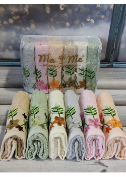 Mame Sakura 30х50см., 6 шт/уп. кухонні махрові рушники.