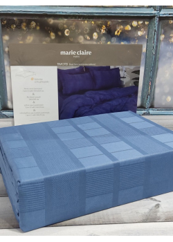 Сімейний розмір Timotei Blue Сатин-жаккард постільна білизна. Marie Claire Туреччина