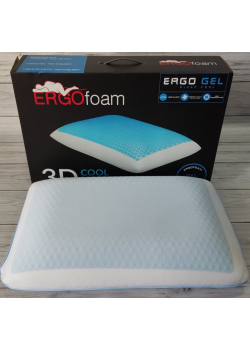 Подушка с охлаждающей гелевой вставкой Ergo foam Gel