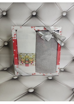 Pamukoren grey набір рушників 2в1 40х60см.