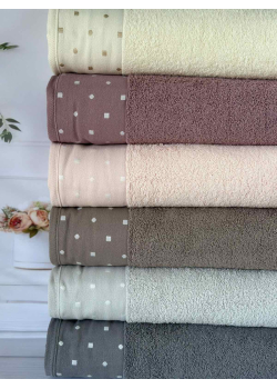Vip cotton Inci махрові рушники 50х90см., 6 шт/уп. CestepeТуреччина.