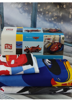 Rinsy cars roce полуторна дитяча постіль. Ранфорс. TAC Туреччина.