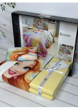 Bunita полуторна постільна білизна. Ранфорс. Romeo home Туреччина.