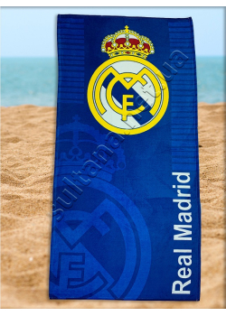 Пляжное полотенце Real Madrid mavi 75х150см. Турция.