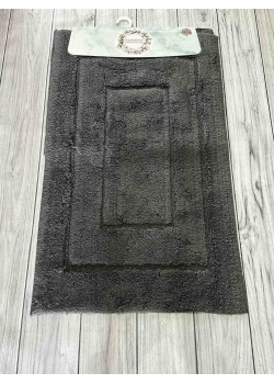 Kvadrat antrasit. Килимки в ванну кімнату 2в1. Pammuks Collection Туреччина