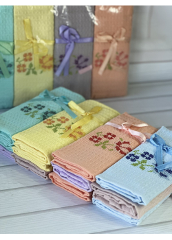 Suvari renkli вафельні рушники 40х60см., 12 шт/уп