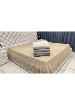 Bej бамбукове пікє 220х260см. Mylinn Home Туреччина