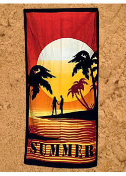 Пляжное полотенце Summer love 75х150см. Турция.