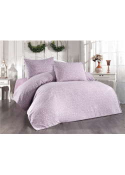 Wisreria lilac фланелева постіль. Євро розмір. Belizza Туреччина.